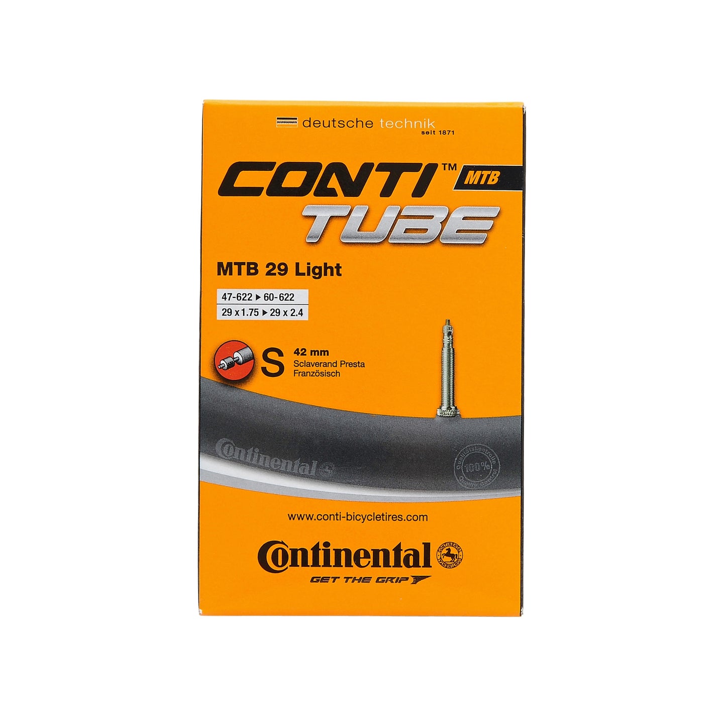 CONTINENTAL MTB LIGHT 29x1.75-2.4 Presta 42mm binnenband