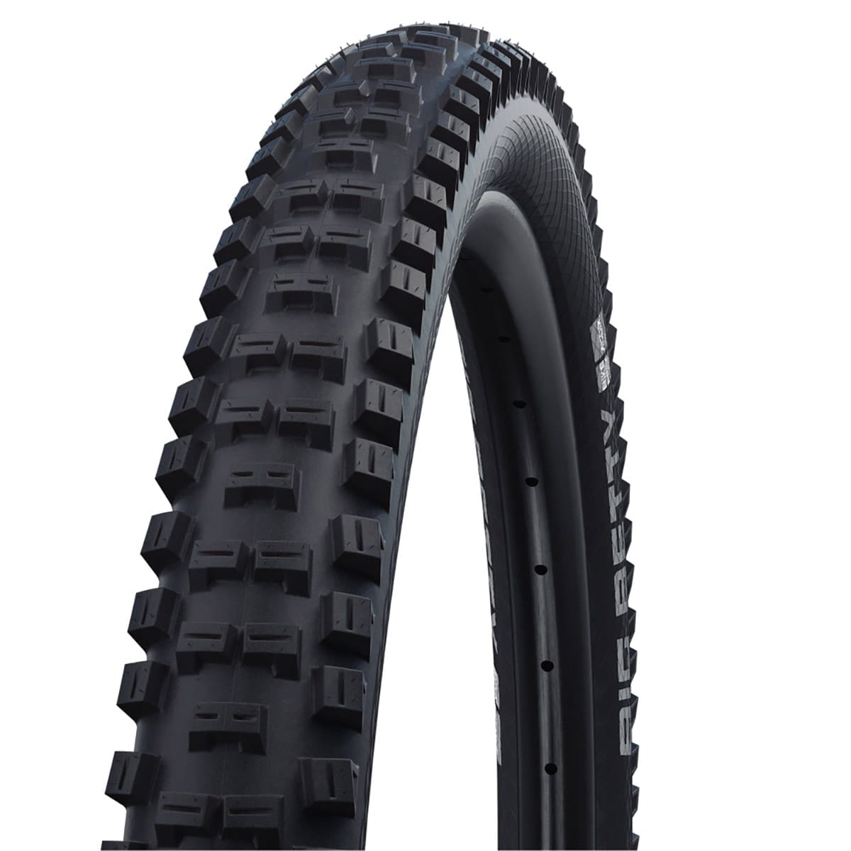 SCHWALBE BIG BETTY 27.5x2.40 ADDIX SOFT SUPERTRAIL Tubeless Ready Zacht Zwarte band