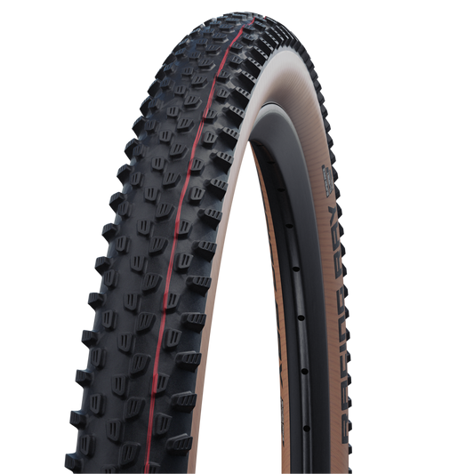 SCHWALBE RACING RAY 29x2.35 ADDIX SPEED SUPERRACE Tubeless Ready Zacht Zwart/Bruin band