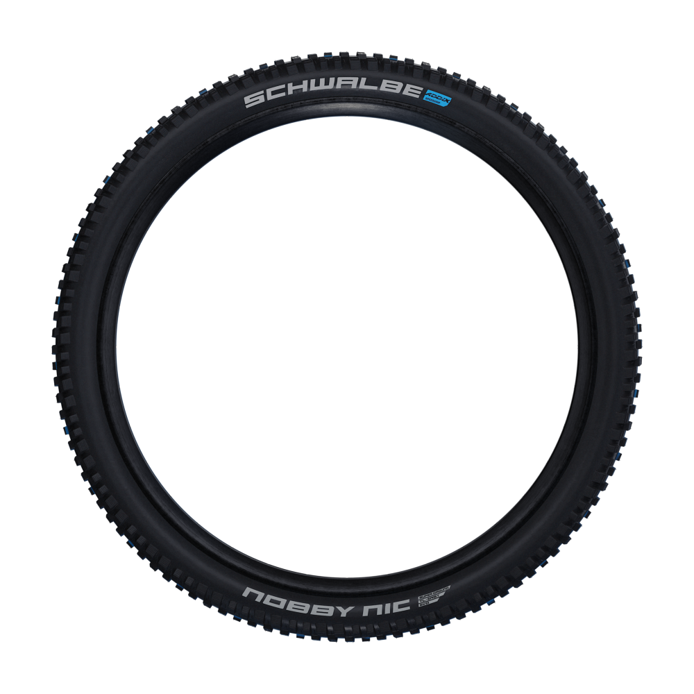 SCHWALBE NOBBY NIC 29x2.40 ADDIX SOFT SUPERGROUND Tubeless Ready Zacht Zwarte band