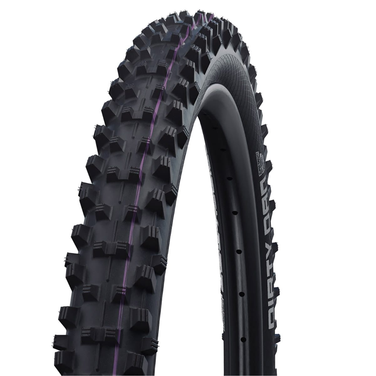 SCHWALBE DIRTY DAN 27.5x2.35 ADDIX ULTRASOFT SUPERDOWNHILL Tubeless Ready Zacht Zwarte band