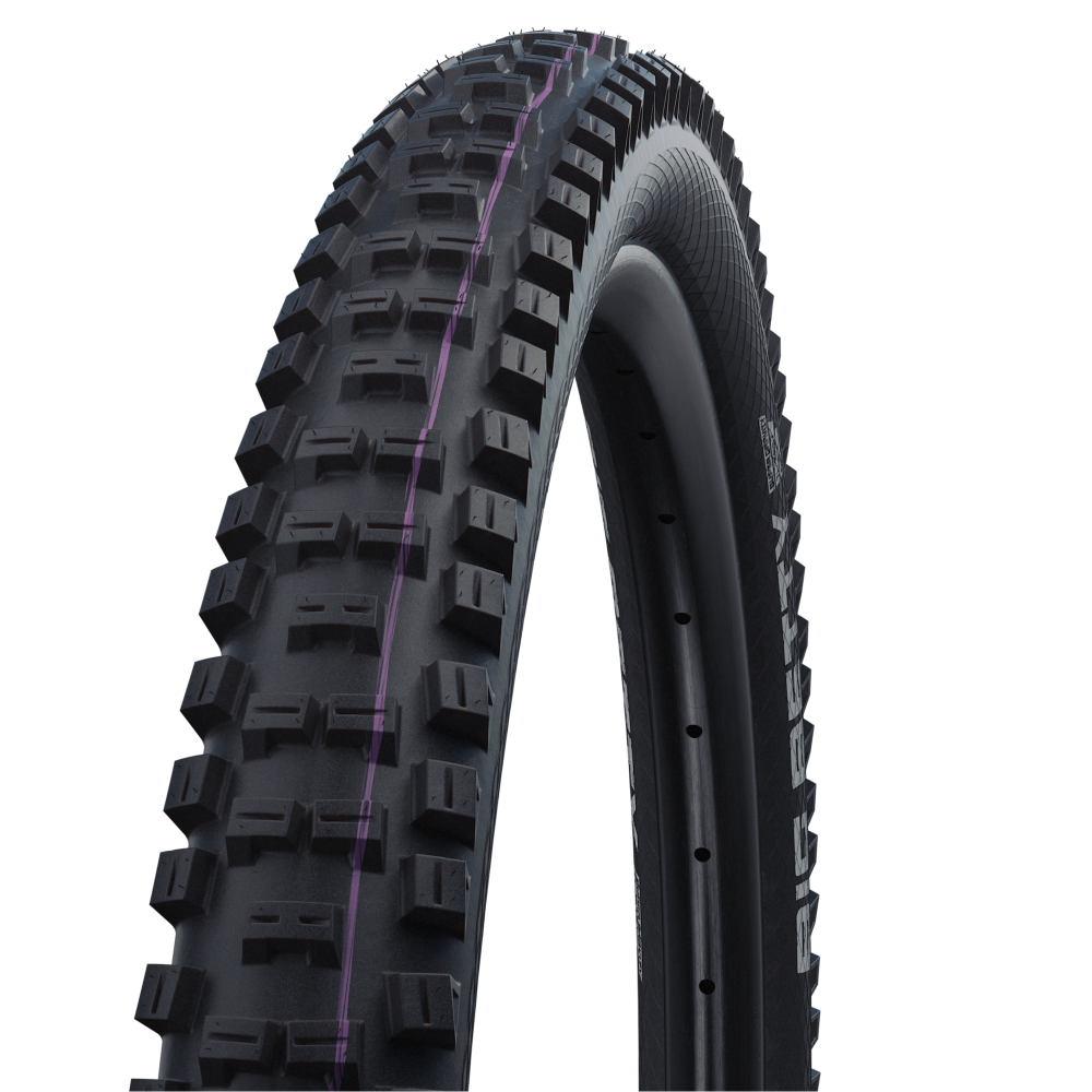 SCHWALBE BIG BETTY 29x2.40 ADDIX ULTRASOFT SUPERDOWNHILL Tubeless Ready Zacht Zwarte band