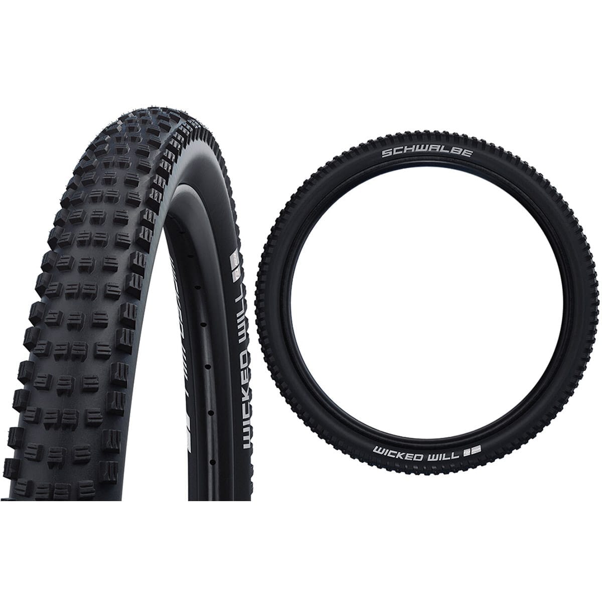 Pneu SCHWALBE WICKED WILL 27,5x2,40 Addix Performance TwinSkin Tubeless Souple 11654283