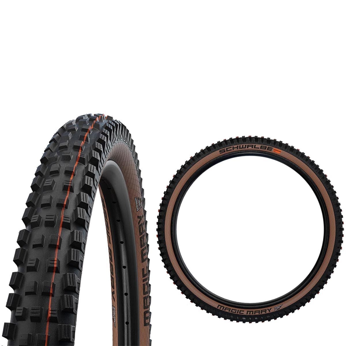 Pneu SCHWALBE MAGIC MARY 27,5x2,40 Super Gravity Addix Soft Tubeless Easy Souple 11654381