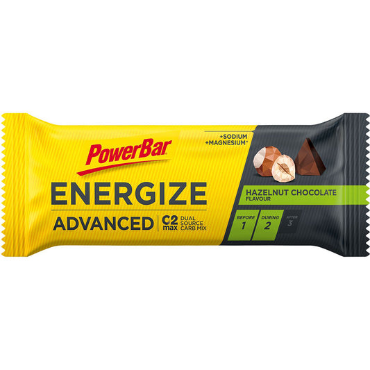 POWERBAR ENERGIZE ADVANCED Energiereep (55g) Chocolade Hazelnoot