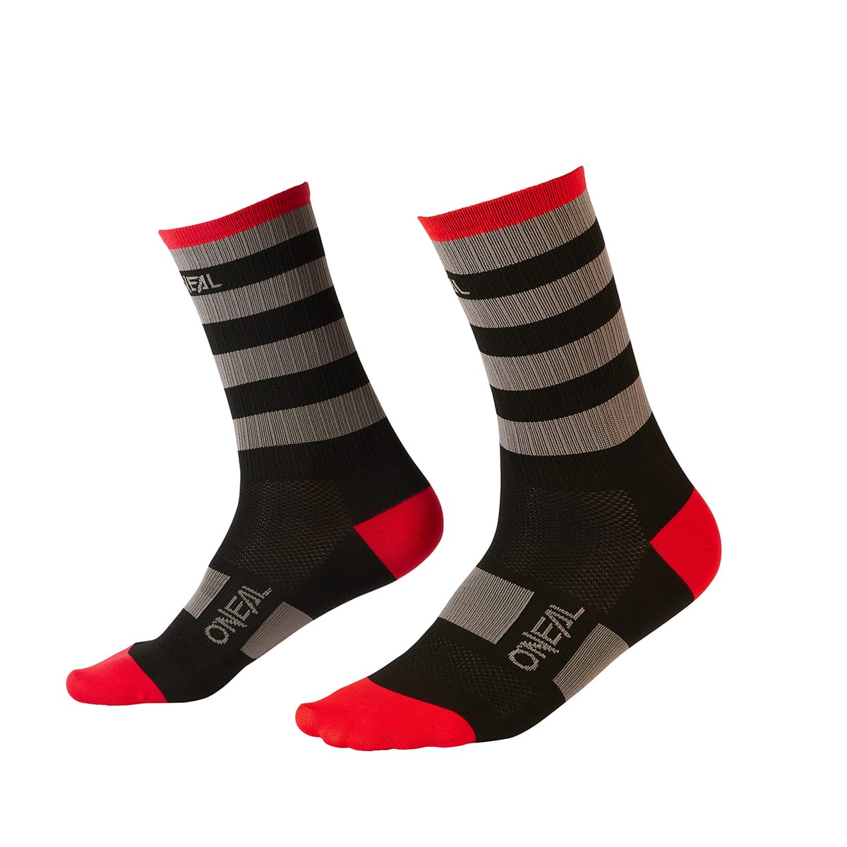 O'NEAL MTB PERFORMANCE STRIPE Sokken Zwart/Grijs/Rood