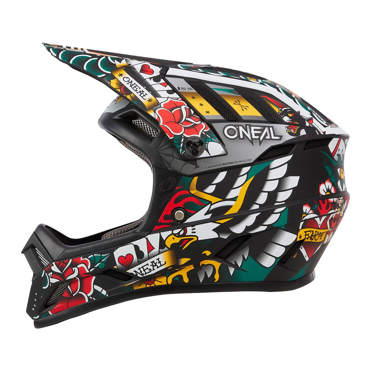 O'NEAL BACKFLIP INKED Multicolour MTB Helm