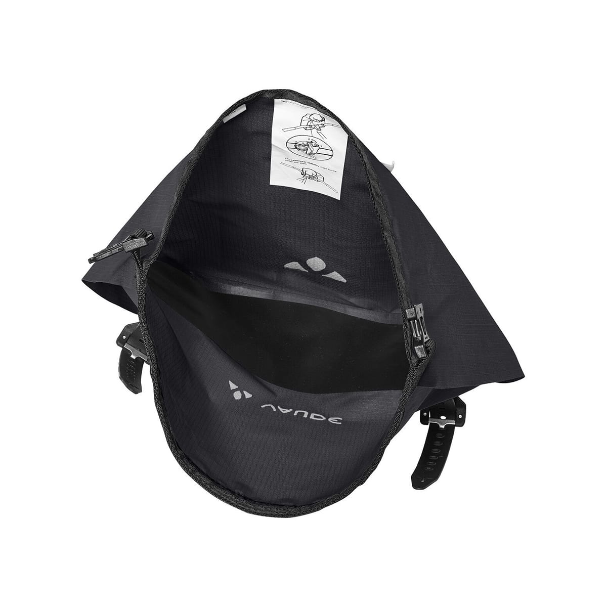 VAUDE AQUA BOX LIGHT 4 L stuurtas Zwart