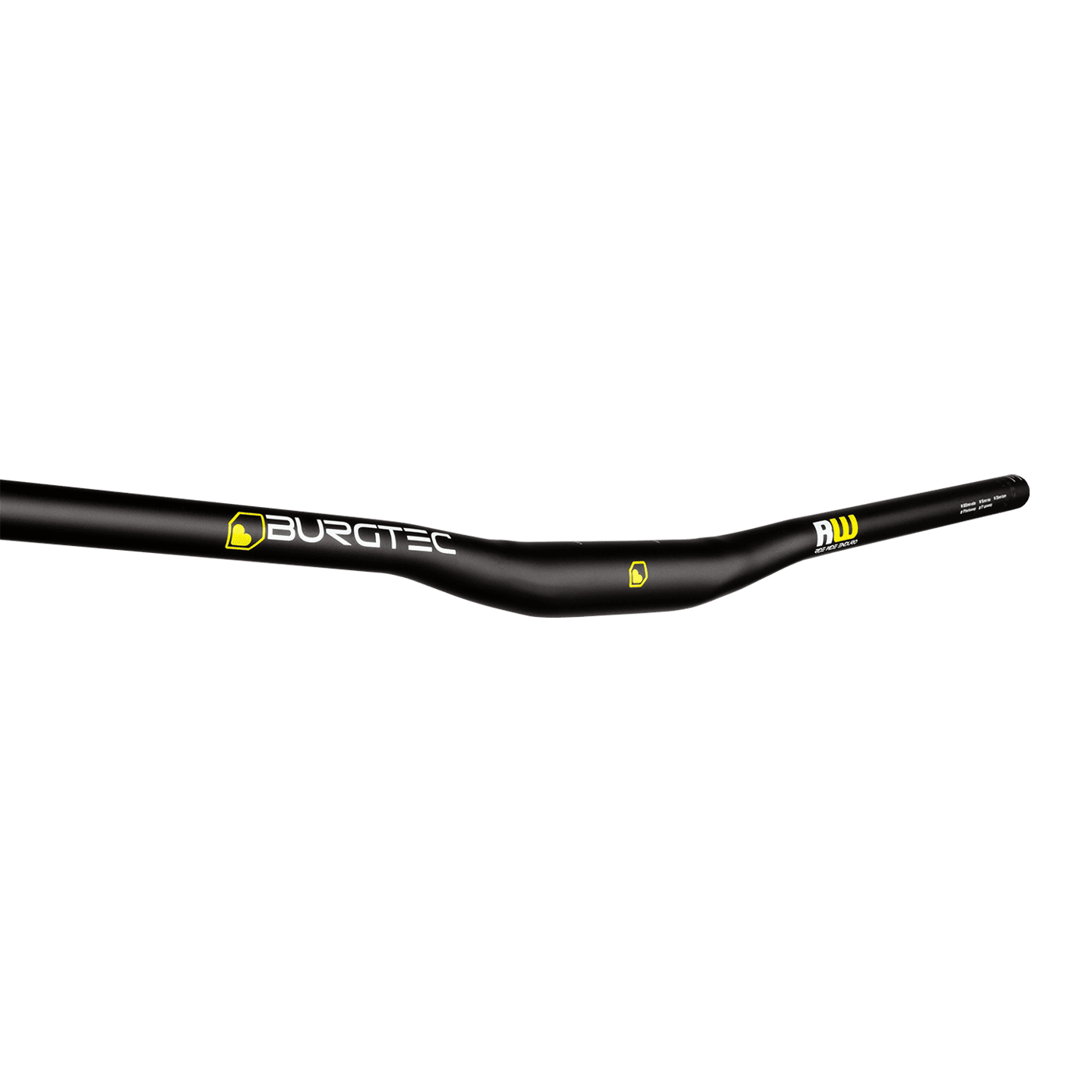 BURGTEC RIDE WIDE ENDURO Rise 15mm 800mm Zwart stuur