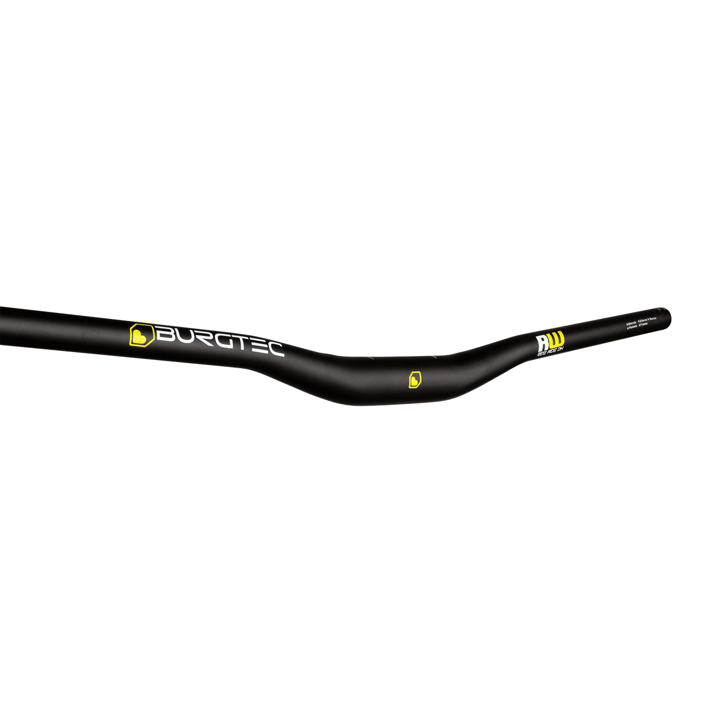 BURGTEC RIDE WIDE DH Stijgbeugel 22,5mm 800mm Zwart