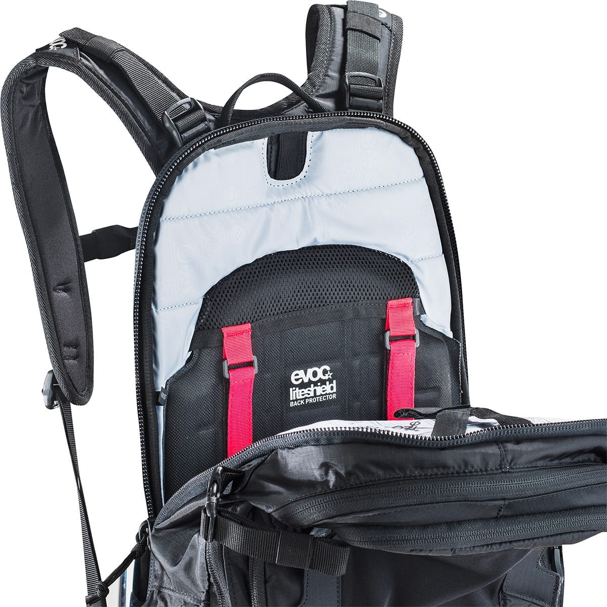 Sac à Dos avec Dorsale Intégrée EVOC PROTECTOR FR ENDURO BLACKLINE 16 Noir