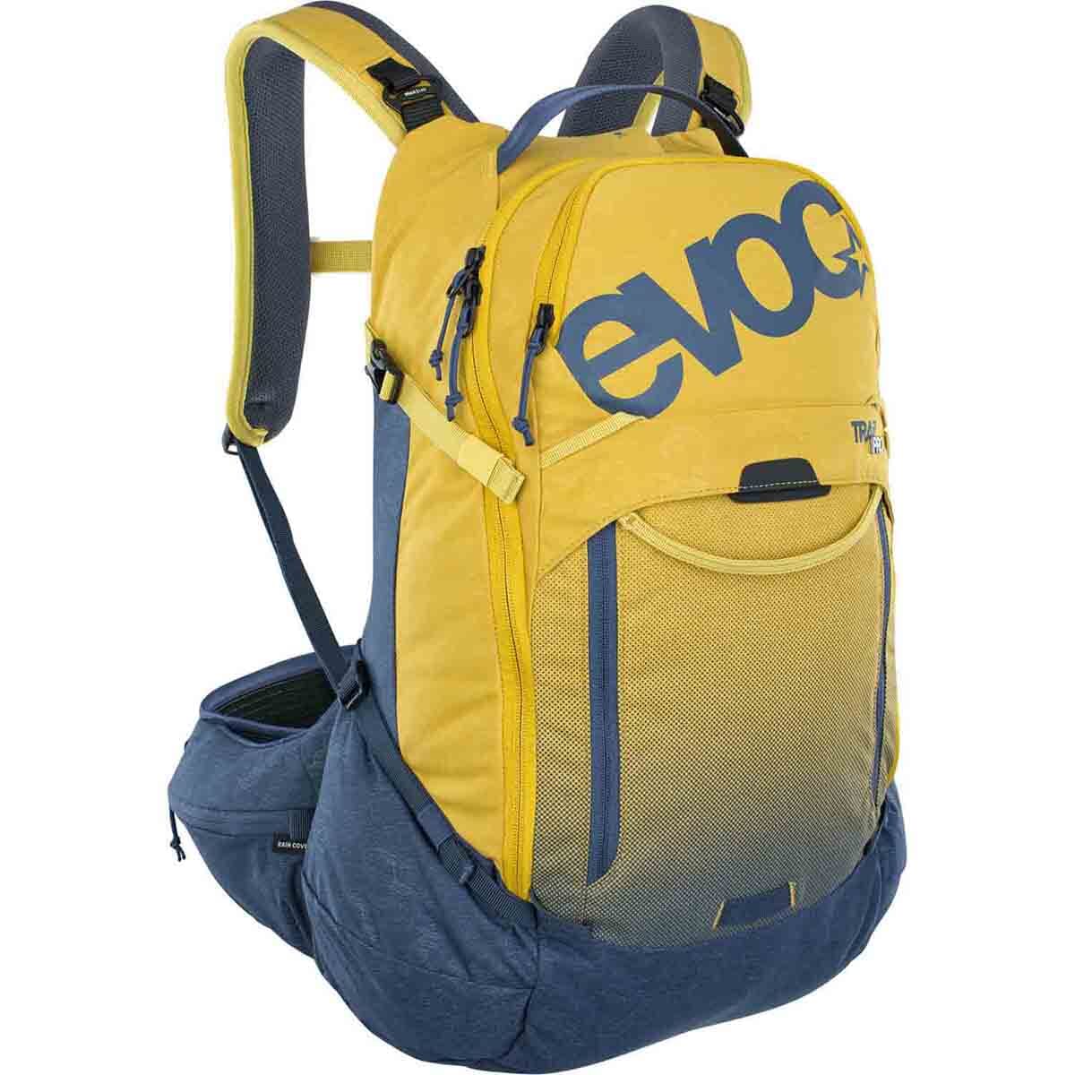 Sac à Dos avec Dorsale EVOC TRAIL PRO 26L Jaune/Bleu