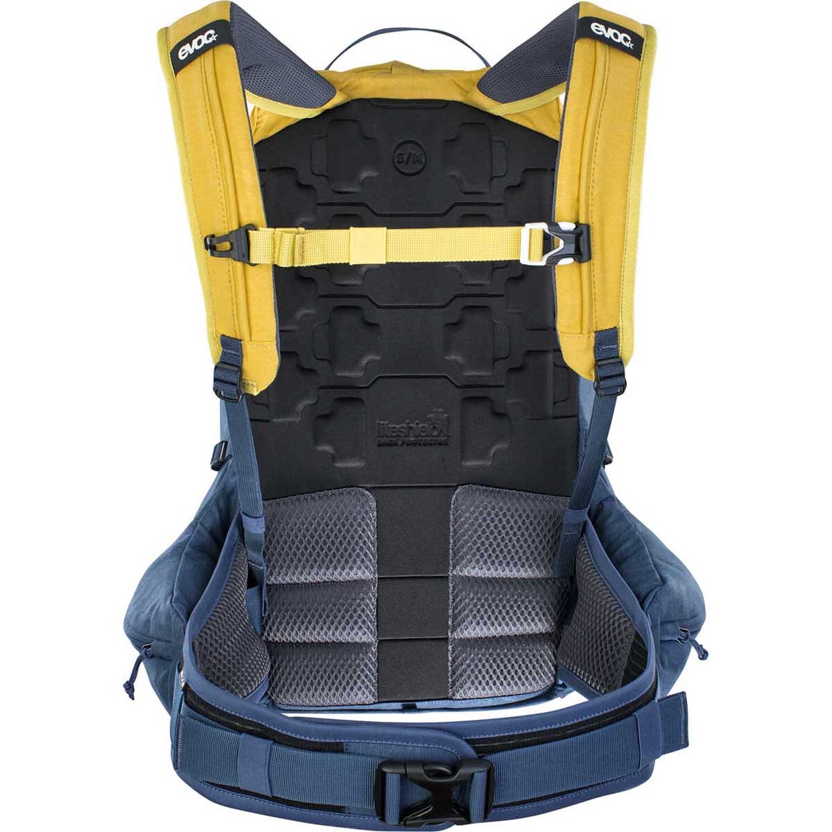 Sac à Dos avec Dorsale EVOC TRAIL PRO 26L Jaune/Bleu