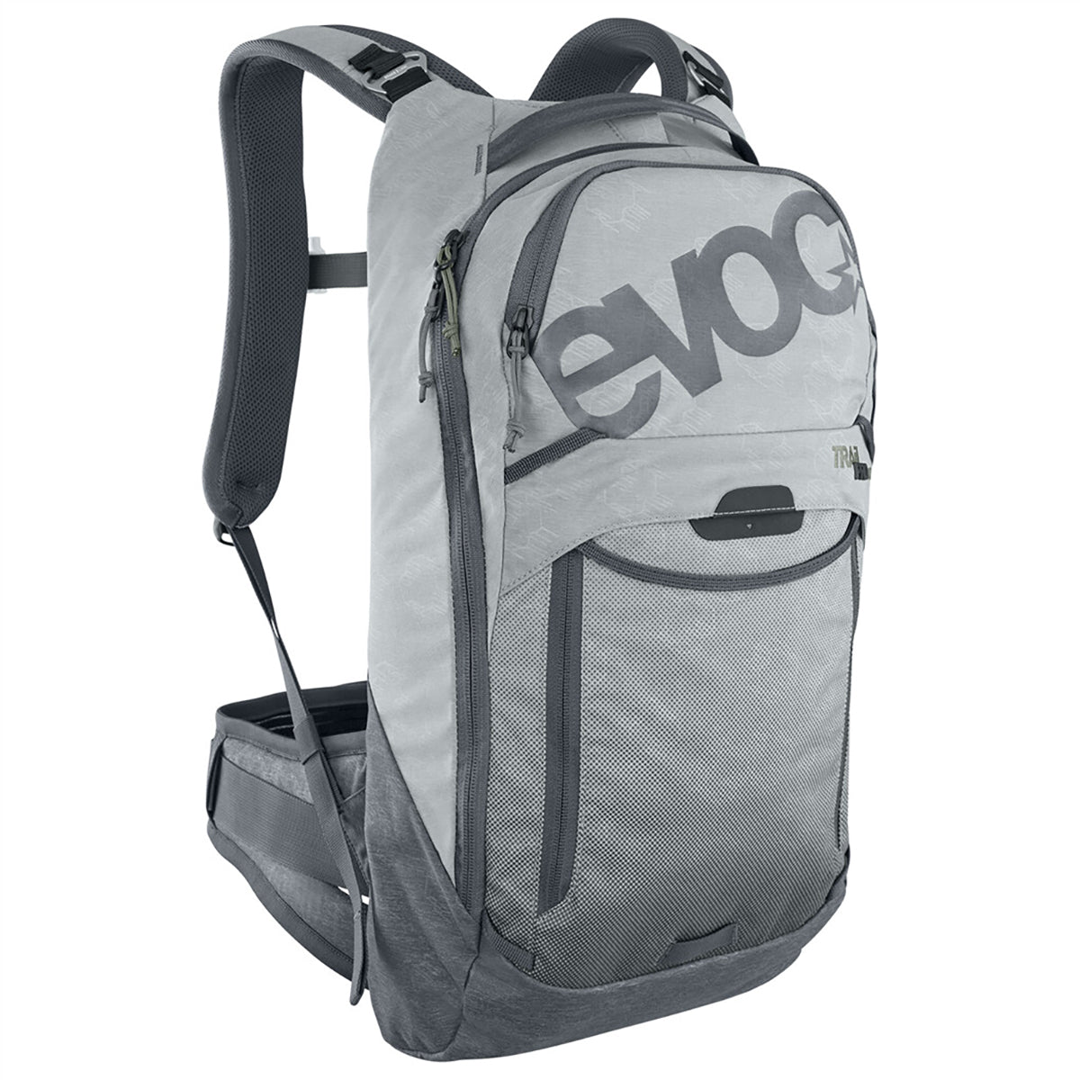 Rugzak met rugpand EVOC TRAIL PRO 10 Grijs