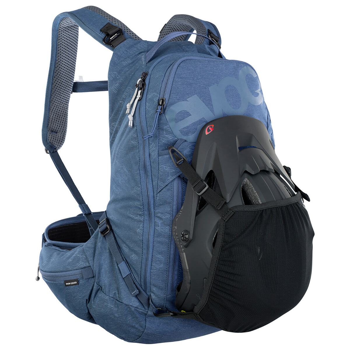 Rugzak met rugpand EVOC TRAIL PRO 16 Blauw