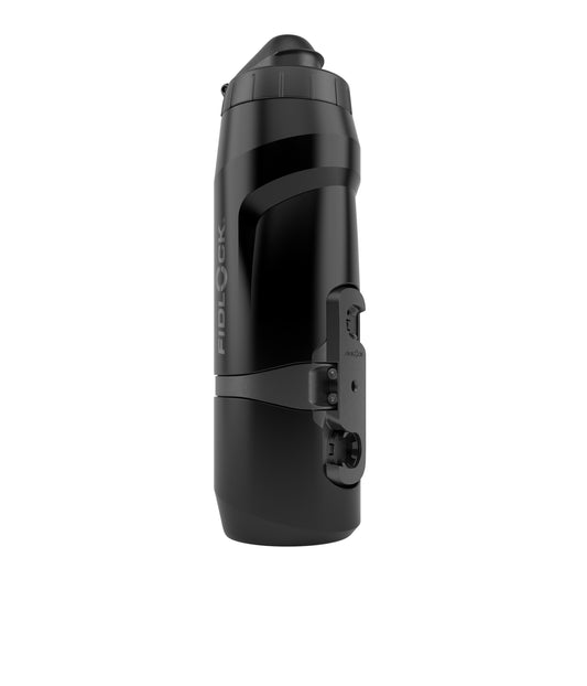 FIDLOCK TWIST fles met reserve opzetstuk voor fles (800ml) Zwart