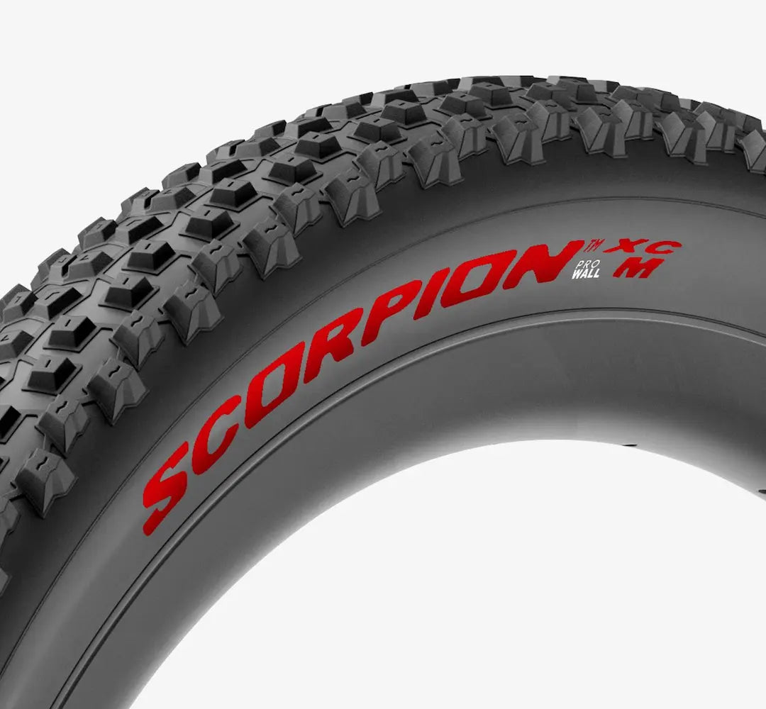 PIRELLI SCORPION XC M 29x2.4 ProWall Tubeless Ready Zacht Zwart/Rood 4354600 band