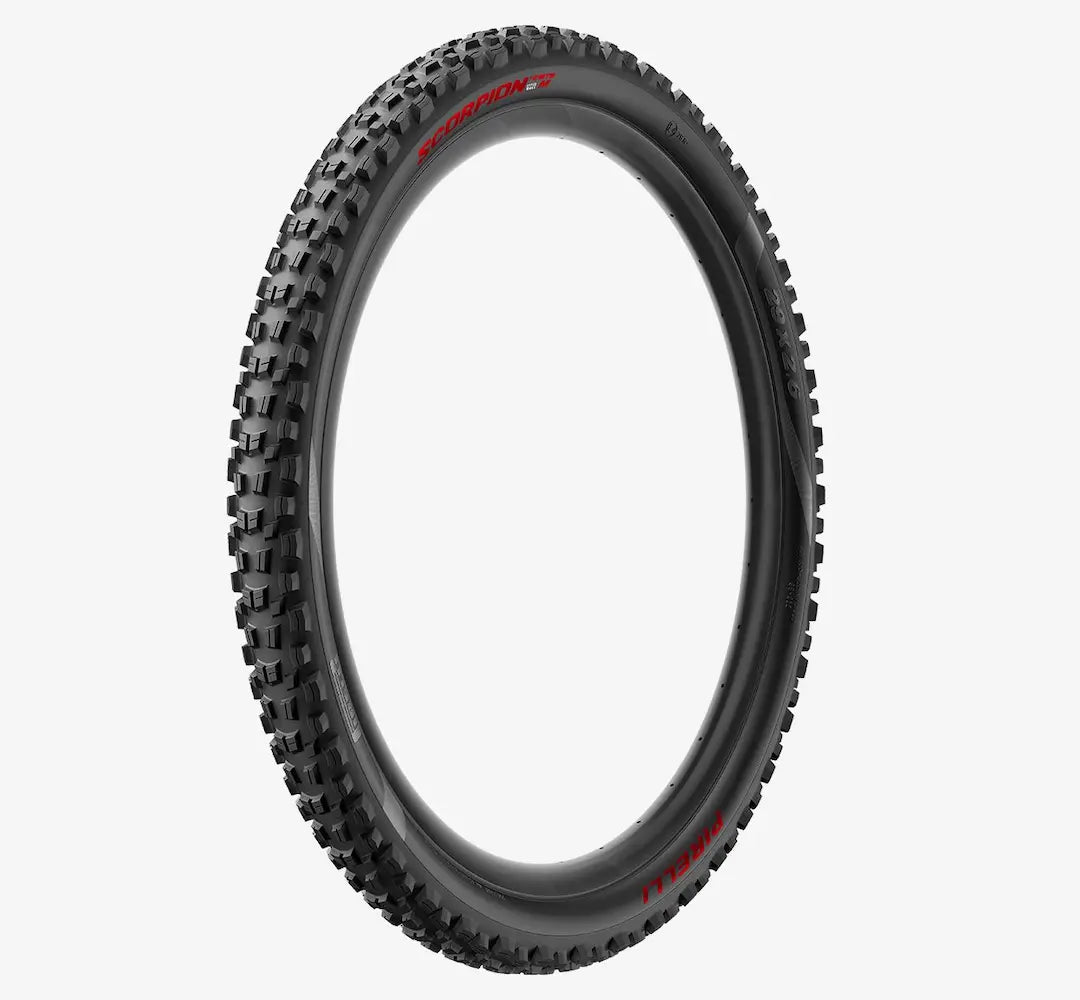 PIRELLI SCORPION E-MTB M 27.5x2.6 Tubeless Ready Soft Zwart/Rood band 4356000