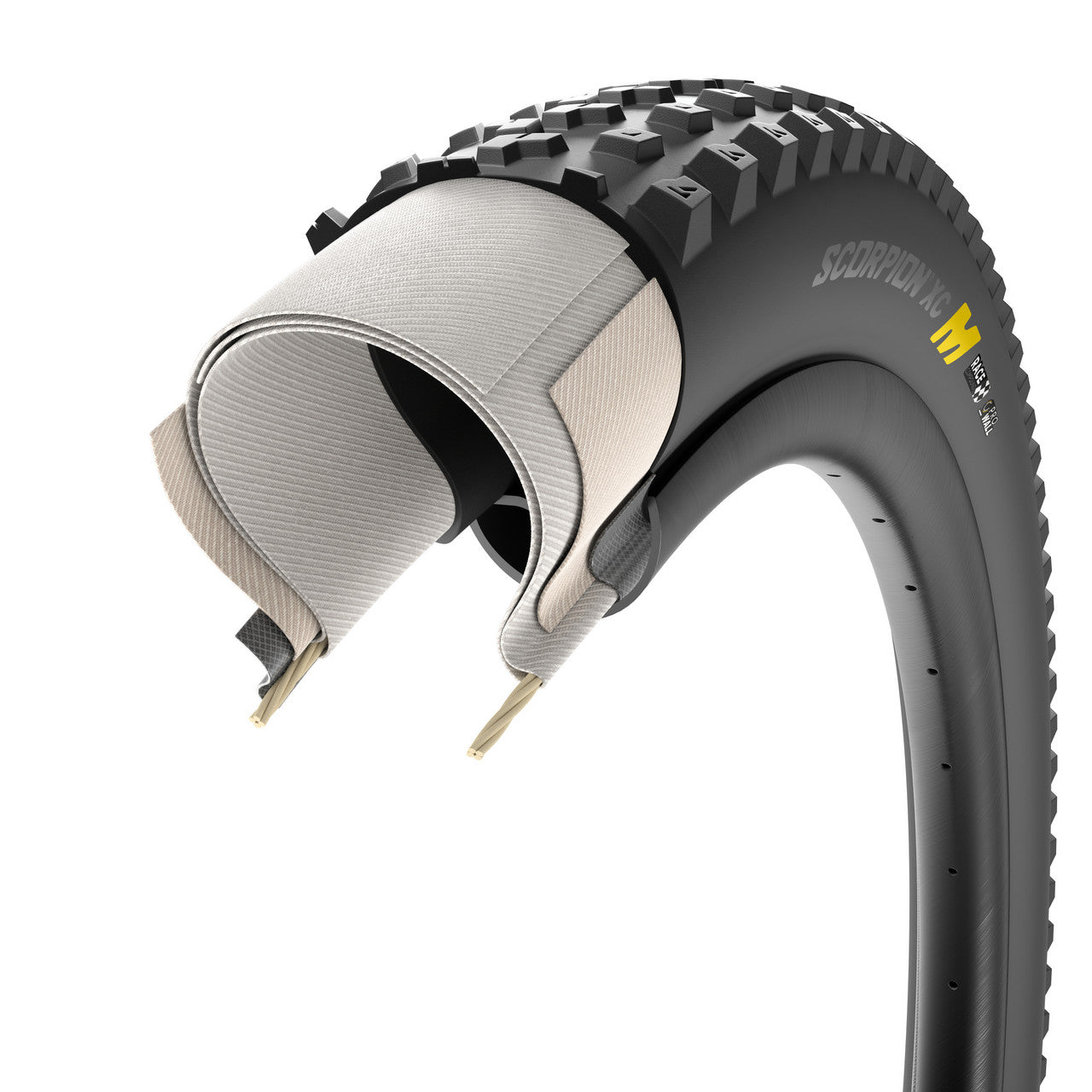 PIRELLI SCORPION RACE XC M ProWall 29x2.40 Tubeless voorbereid Zachte Retro band