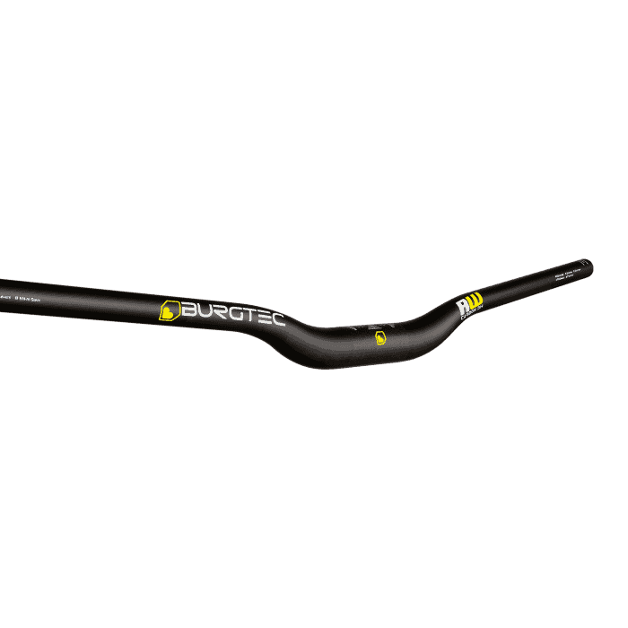 BURGTEC RIDE WIDE DH Carbon Rise 30mm 800mm Zwart stuur