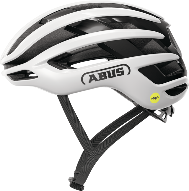 ABUS AIRBREAKER 2.0 MIPS weghelm glanzend wit
