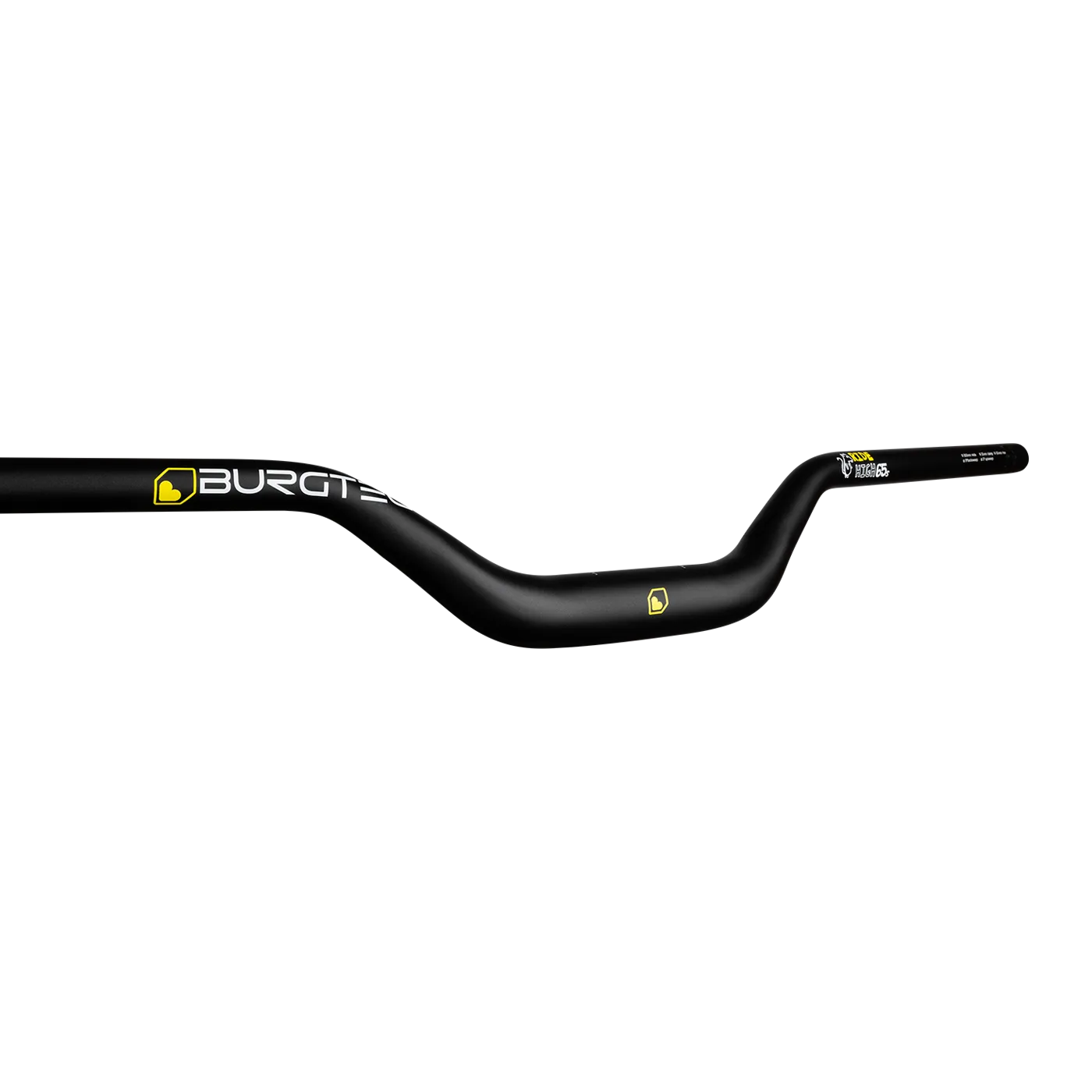 BURGTEC RIDE HIGH JOSH BRYCELAND SIGNATURE Hanger Stijging 65mm 800mm Zwart