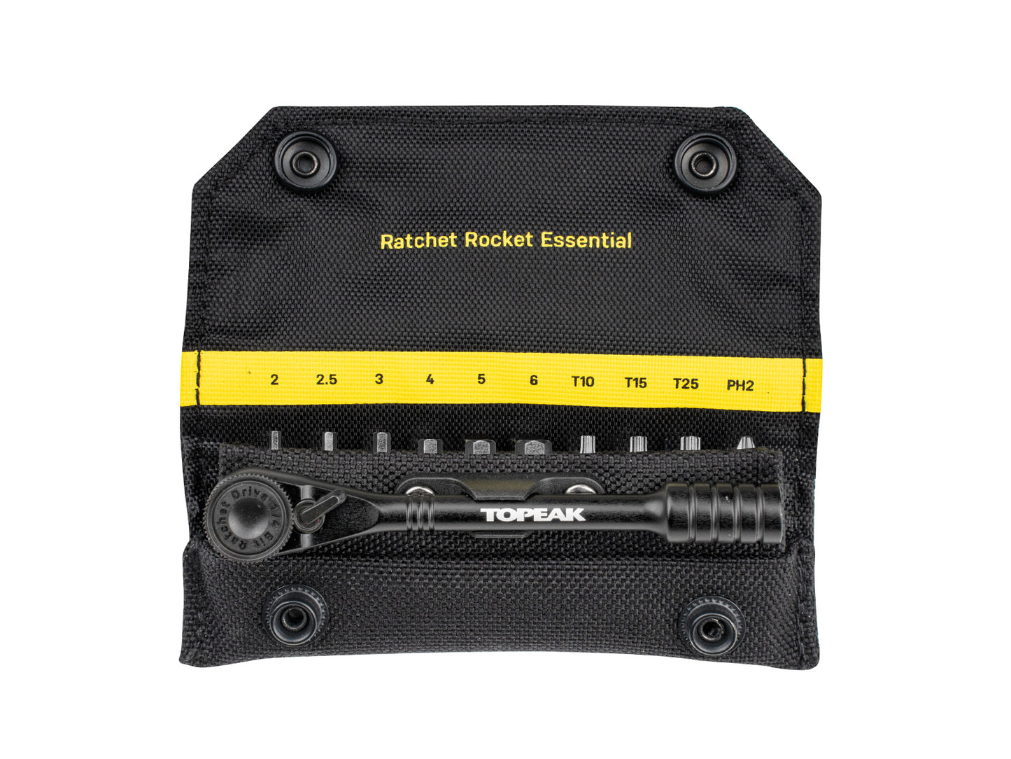 Compacte ratelsleutel TOPEAK RATCHET ROCKET ESSENTIAL Zwart