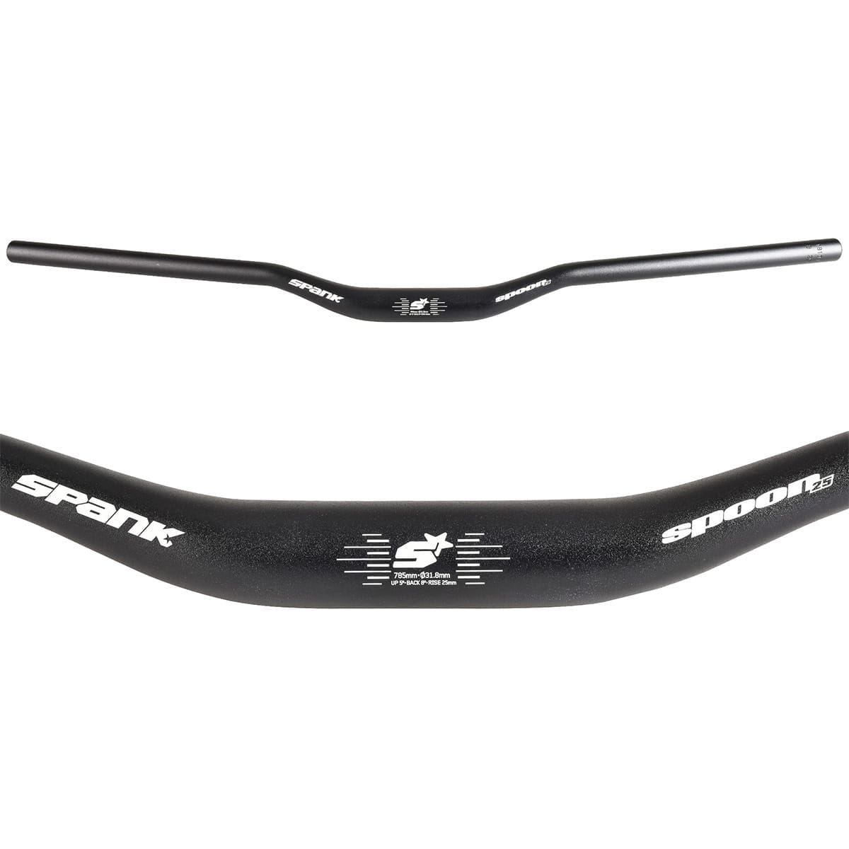 Cintre SPANK SPOON Rise 25 mm 31,8/785 mm Noir