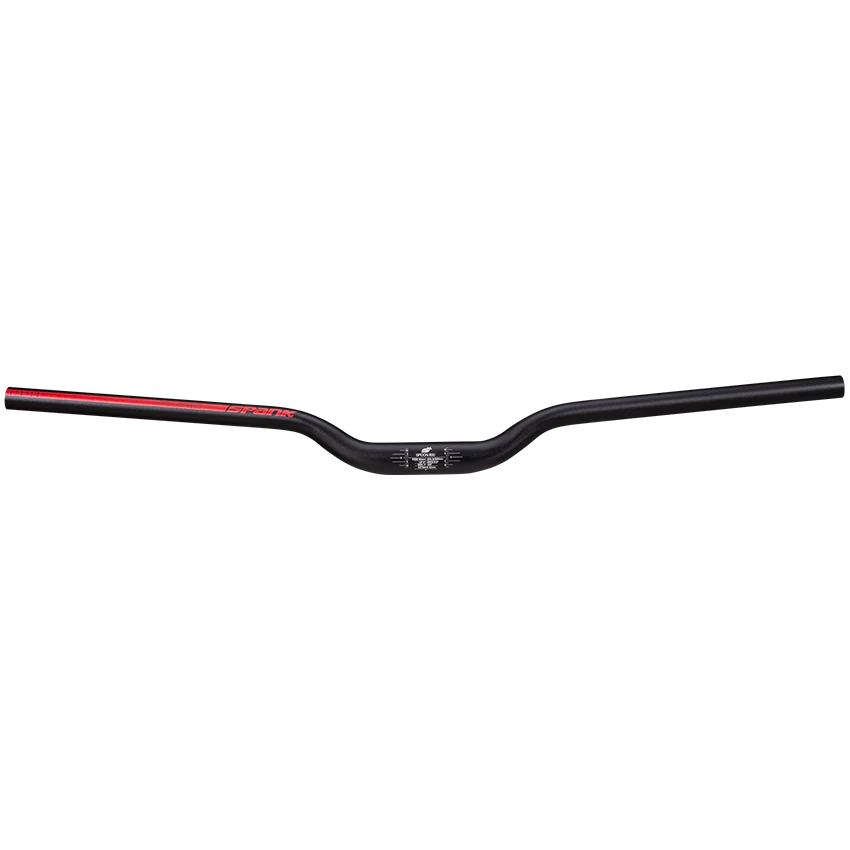 SPANK SPOON 800 Rise 40mm 800mm Zwart/Rood Hanger