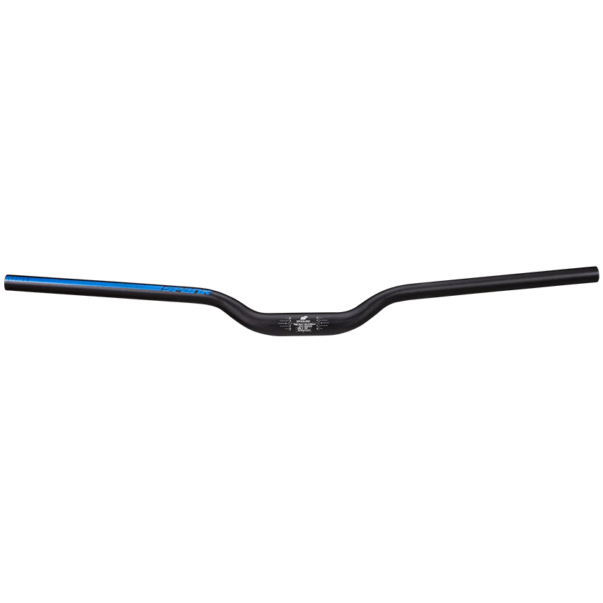 SPANK SPOON 800 Rise 40mm 800mm Zwart/Blauw Hanger