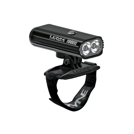 LEZYNE HELMET LITE DRIVE 1000XL voorlamp Zwart