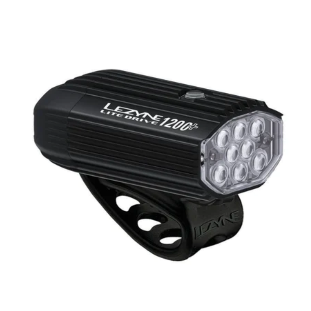 LEZYNE LITE DRIVE 1200+ / STRIP DRIVE PRO 400+ voor- en achterlichten