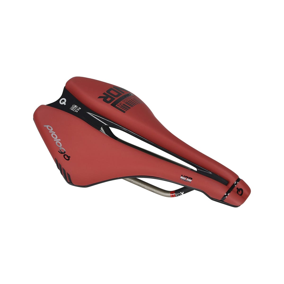 Selle PROLOGO DIMENSION NDR Natural Color Rails TiroX Rouge