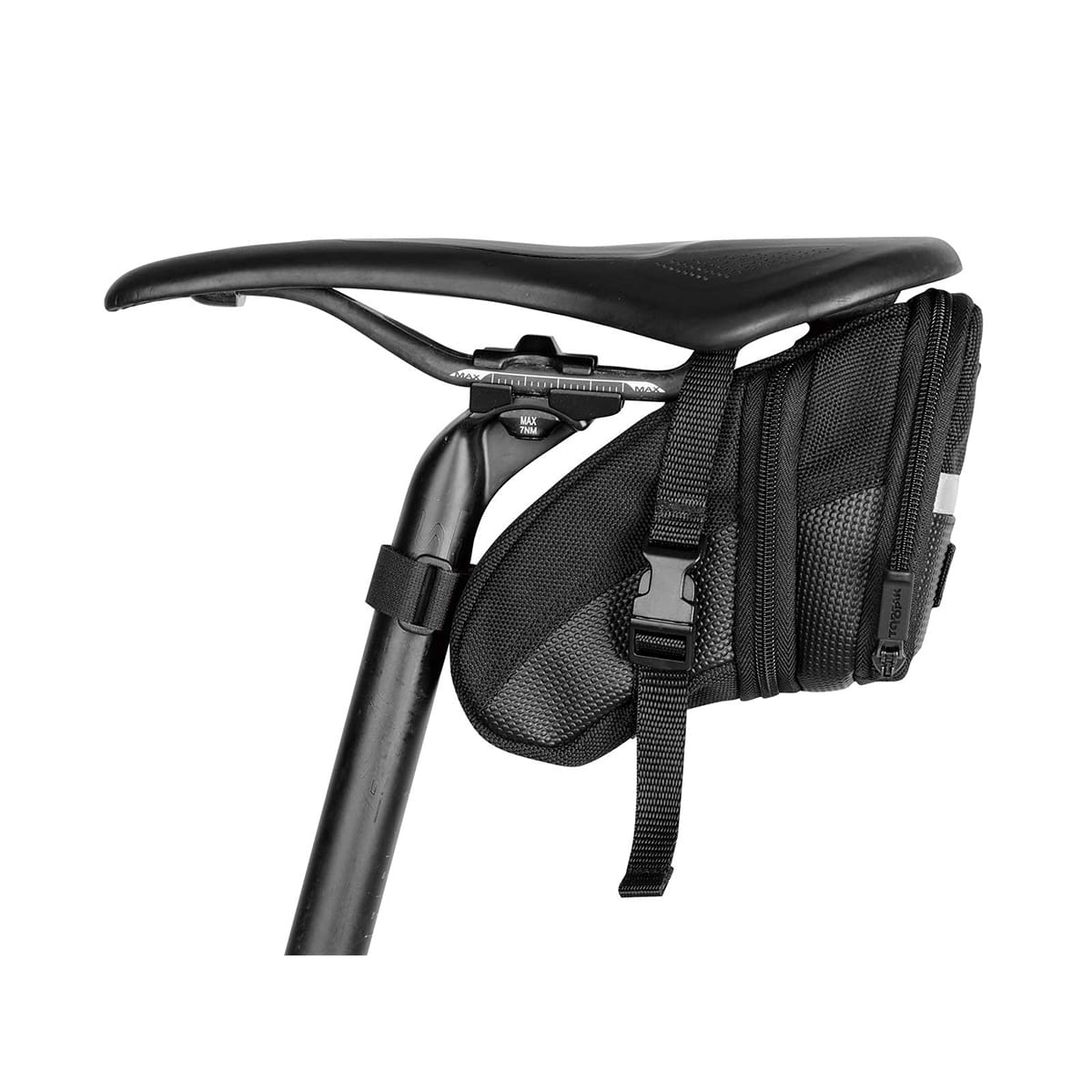 TOPEAK AERO WEDGE PACK STRAP Zadeltas - M Zwart