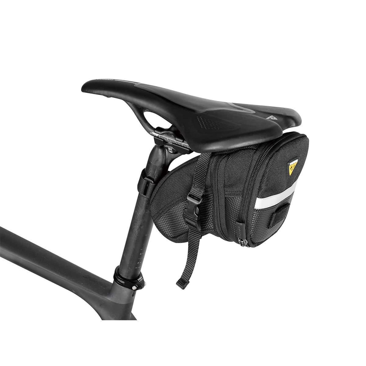 TOPEAK AERO WEDGE PACK STRAP Zadeltas - M Zwart