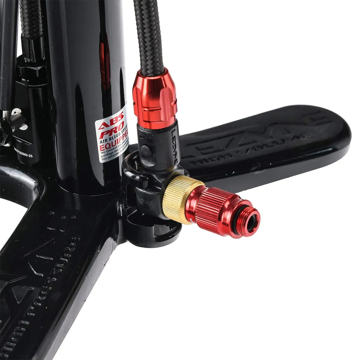 LEZYNE PRESSURE OVER DRIVE Voetpomp Zwart