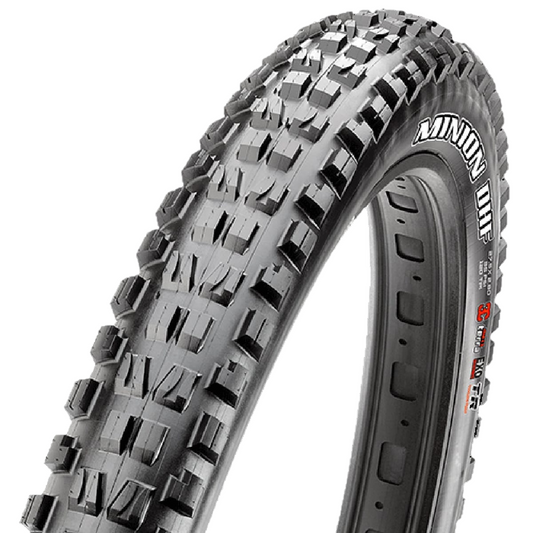 MAXXIS MINION DHF+ 27.5x2.80 Exo 3C MaxxTerra Tubeless Ready Zacht Zwarte band