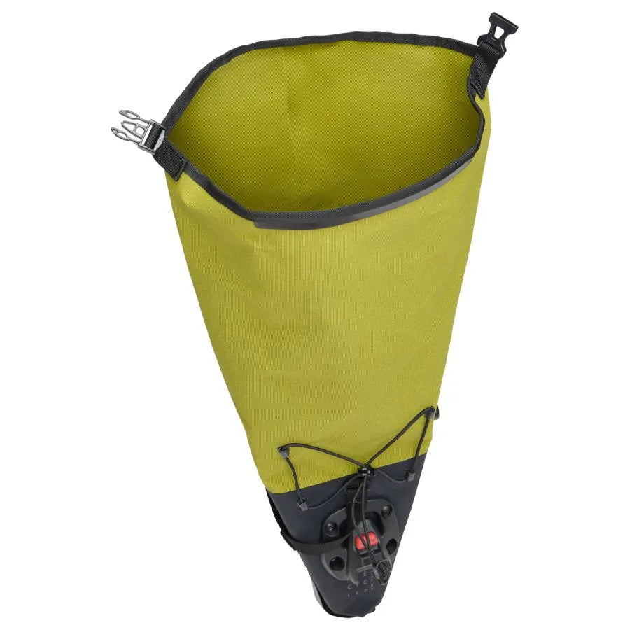 VAUDE TRAILSADDLE L 10,5 L Zadeltas Zwart/Groen
