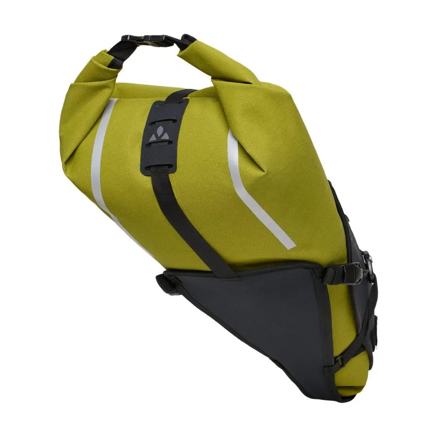VAUDE TRAILSADLE CAGE 15 L Zadeltas Zwart/Groen