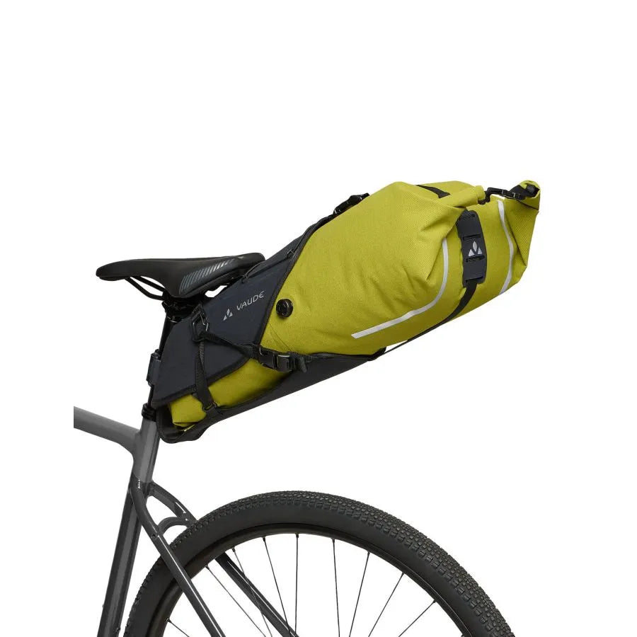 VAUDE TRAILSADLE CAGE 15 L Zadeltas Zwart/Groen