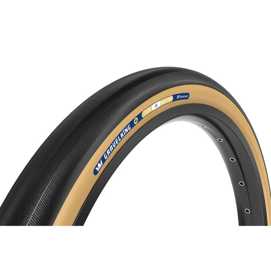 PANARACER GRAVELKING SLICK+ TLR 700x30c Tubeless voorbereid Beige band