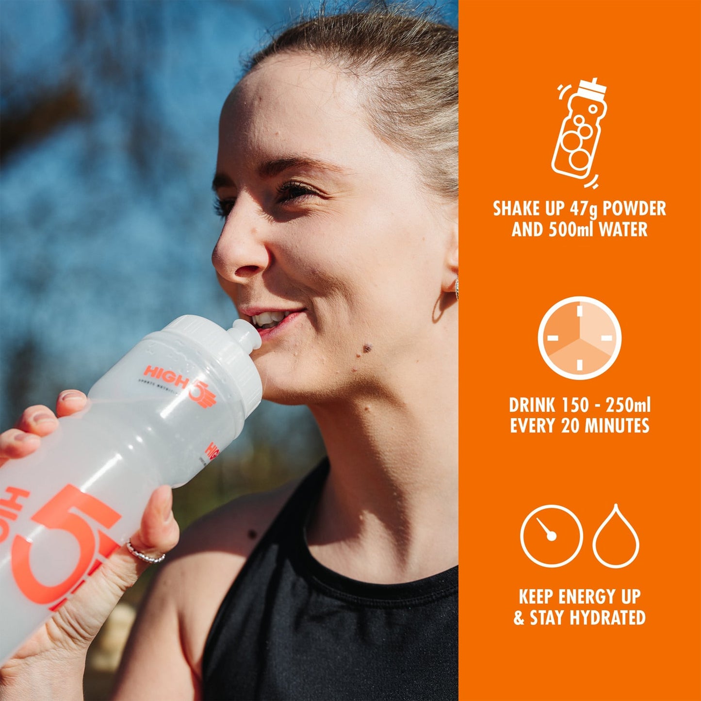 High5 ENERGY DRINK (2,2kg) Sinaasappel