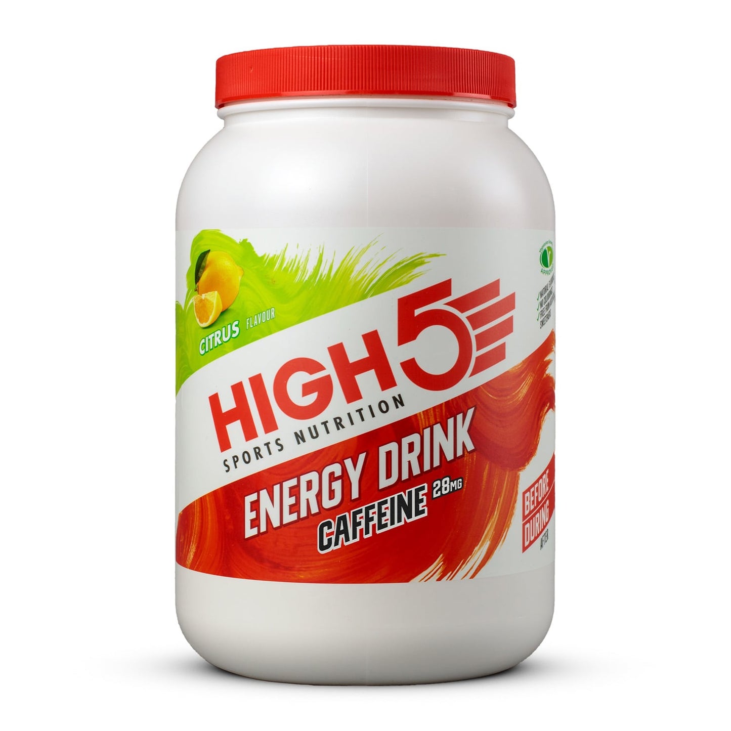 Energiedrank High5 ENERGY DRINK CAFFEINE (2,2kg) Citroen