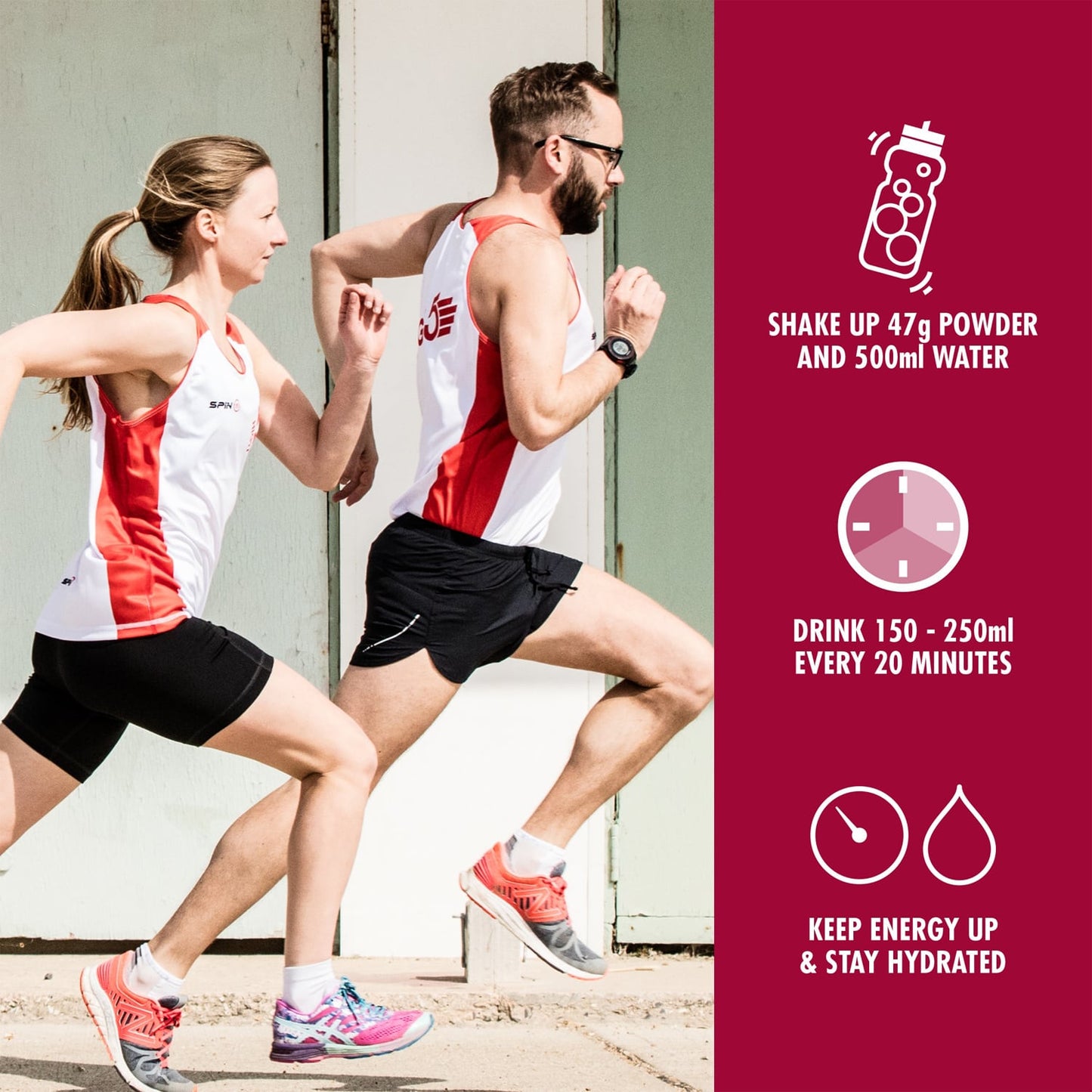 Energiedrank High5 ENERGY DRINK PROTEIN (1,6kg) Rood Fruit