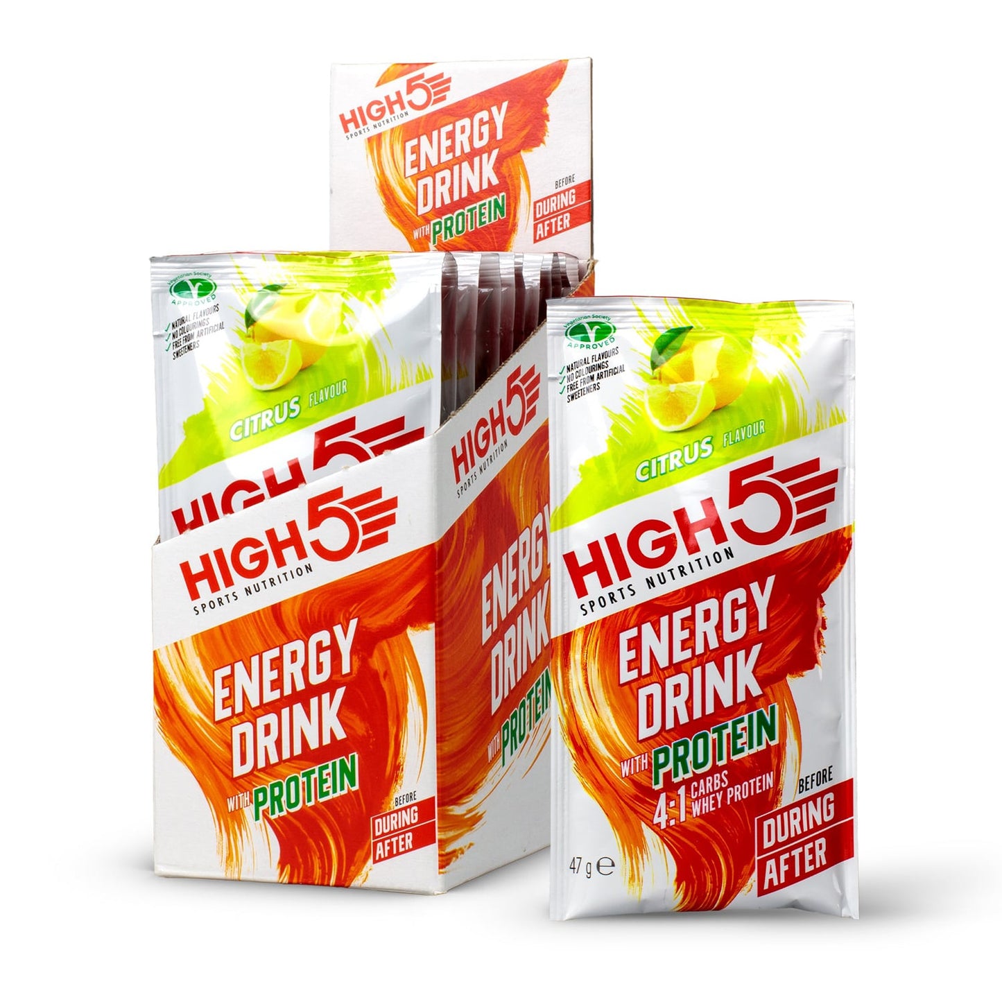 Energiedrank High5 ENERGY DRINK PROTEïne (47g) Citroen