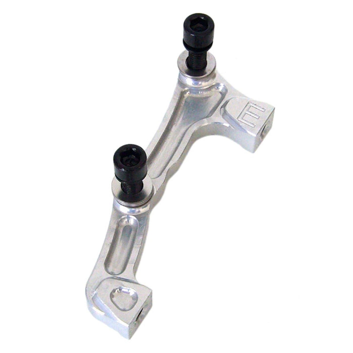 Voorremklauwadapter PM / IS FOX 40 HOPE 203 mm schijf #HBME Zilver