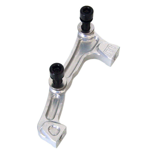 Voorremklauwadapter PM / IS FOX 40 HOPE 203 mm schijf #HBME Zilver