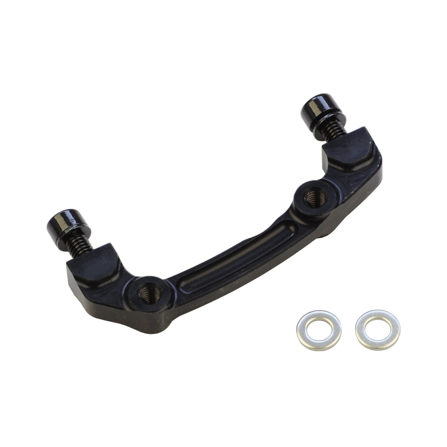 Remklauwadapter voor/achter PM / IS HOPE (Voor 180mm / Achter 160mm) #HBMF Zwart