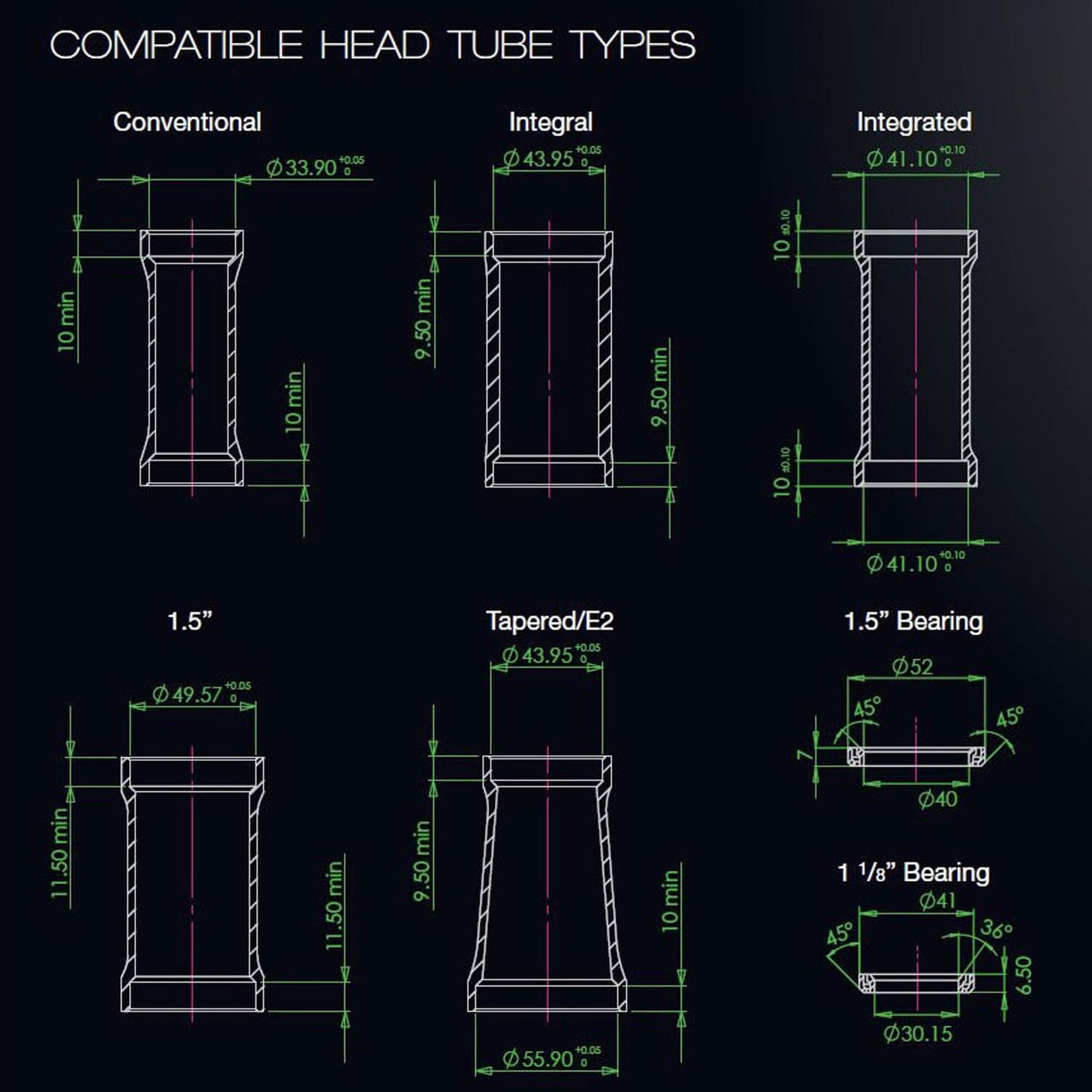 Hoge kom voor HOPE PICK'N'MIX 1"1/8 IS41 Geïntegreerde Hoofdtelefoon Zwart