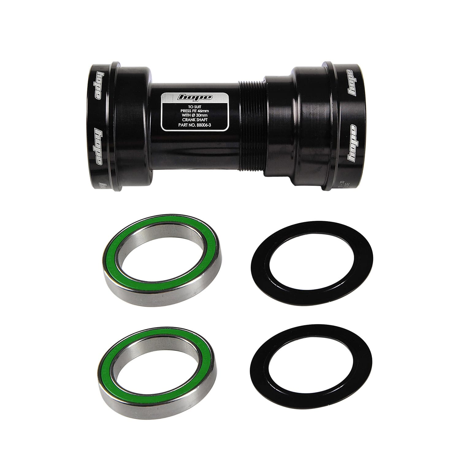 HOPE PF30/46 68/73 mm crankstel 30 mm as #BBPF467330SSN